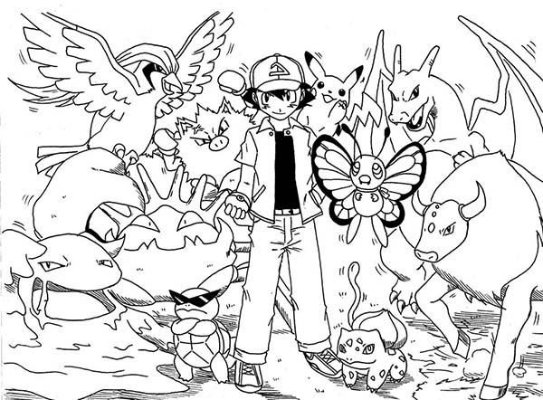 desenho de pokémon