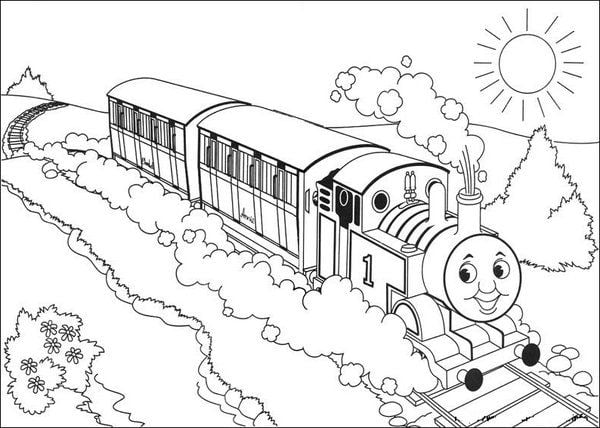 desenho de trem para imprimir