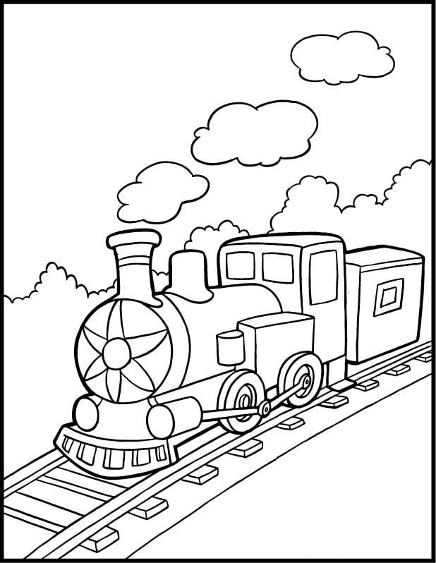 desenho de trem