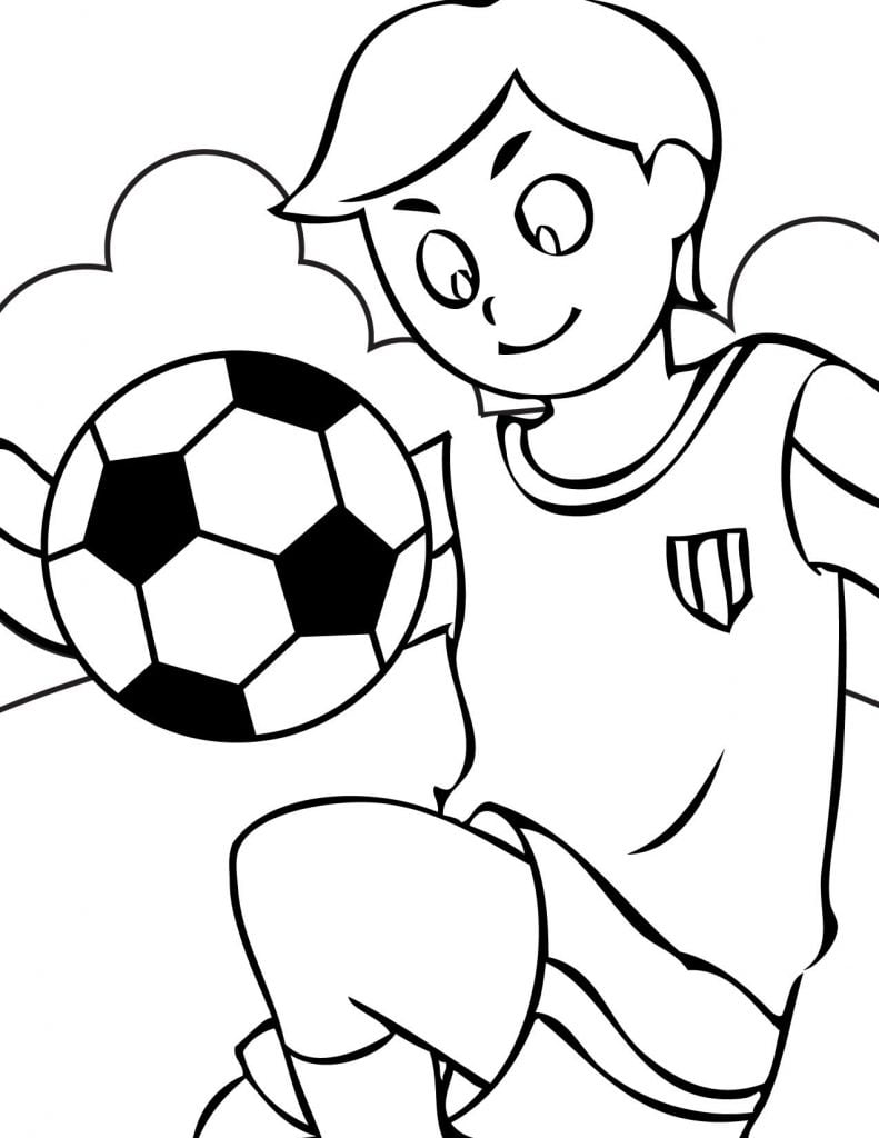 imagem de futebol para desenhar