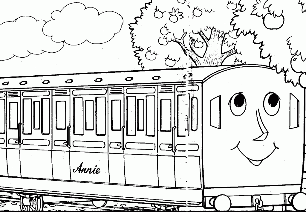 imagem de trem para colorir