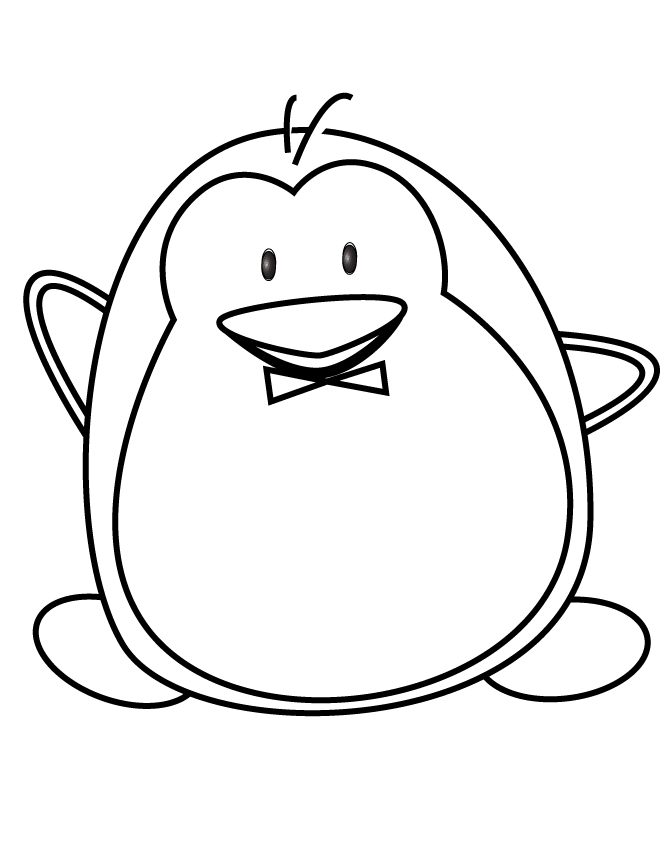 desenho de Pinguim para colorir