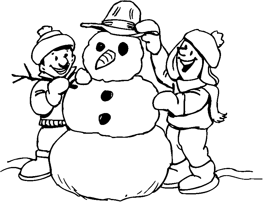 desenho de boneco de neve para desenhar