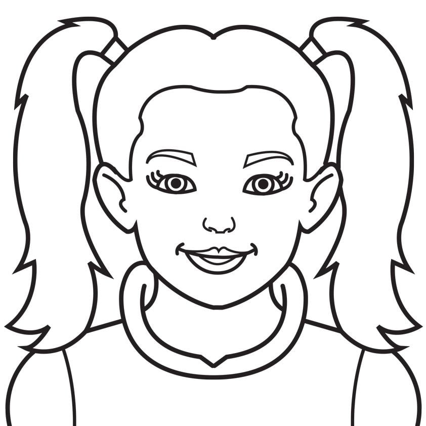 desenho de menina