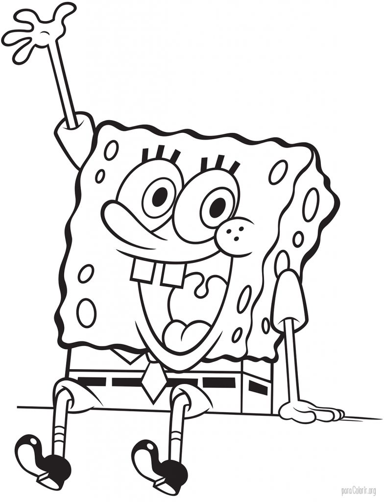 desenho do bob esponja para imprimir