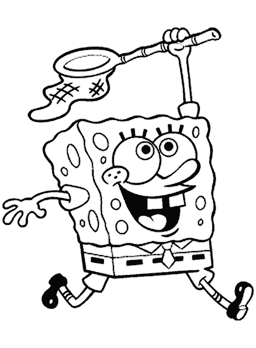 desenho do bob esponja para pintar