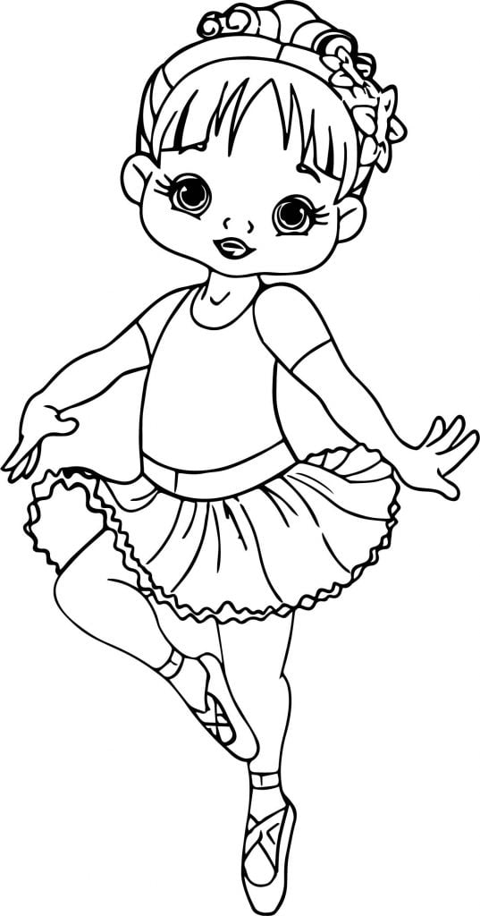 imagem de menina para colorir