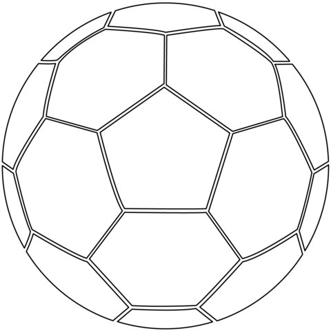 bola de futebol para desenhar