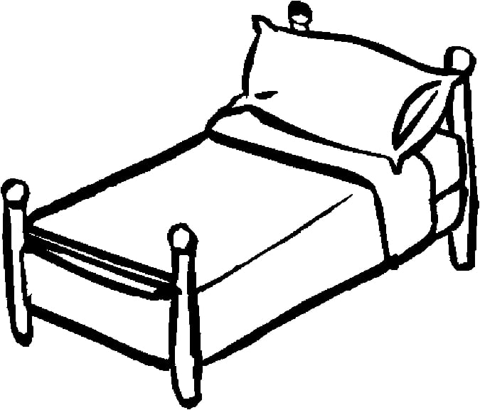 desenho de cama