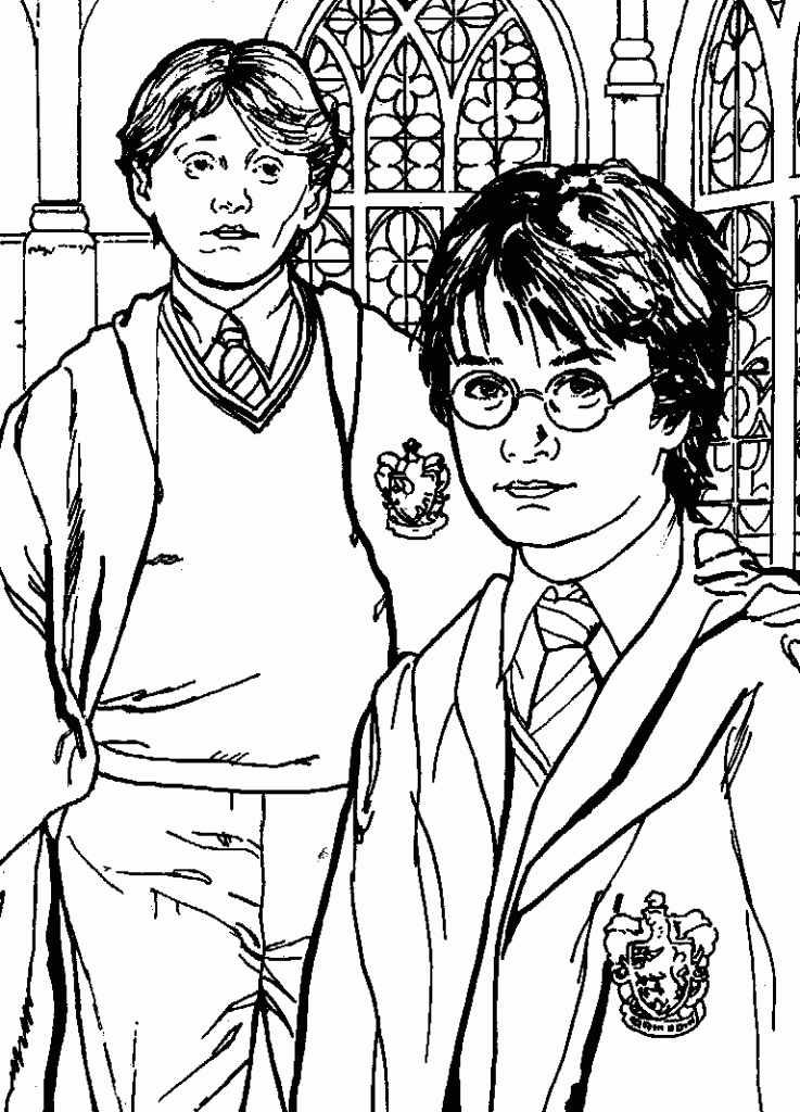 desenho de harry potter para desenhar