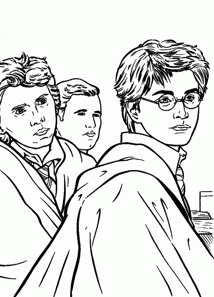 desenho de harry potter para imprimir