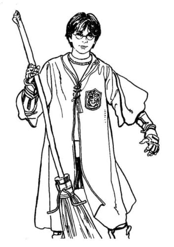 desenho de harry potter