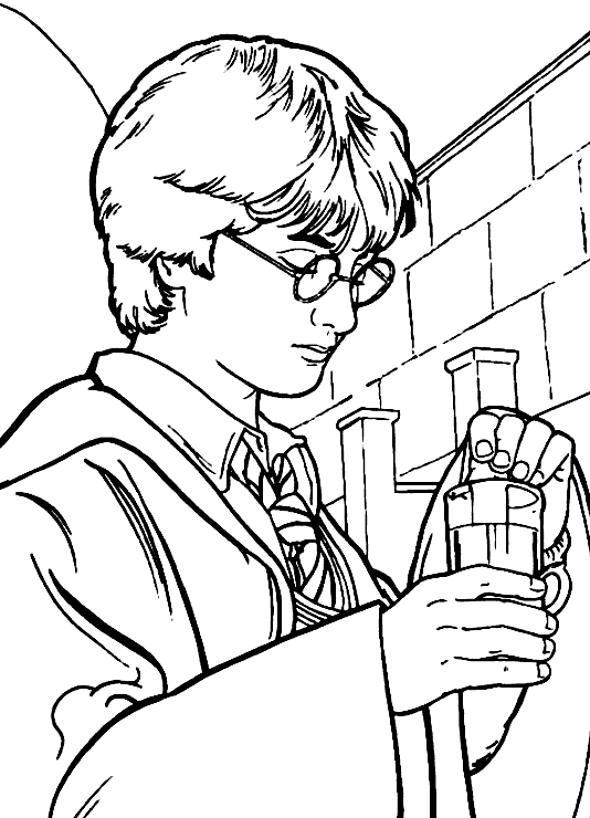 harry potter para pintar