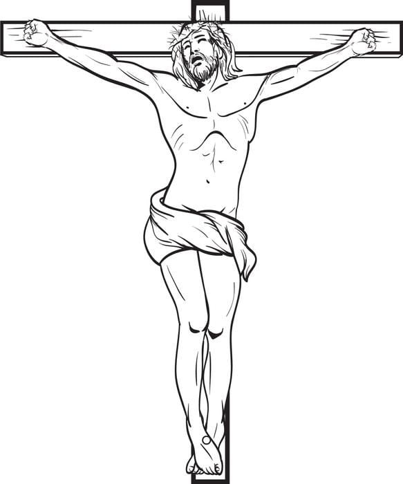 desenho de jesus cristo para imprimir