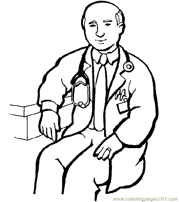 imagem de médico para pintar