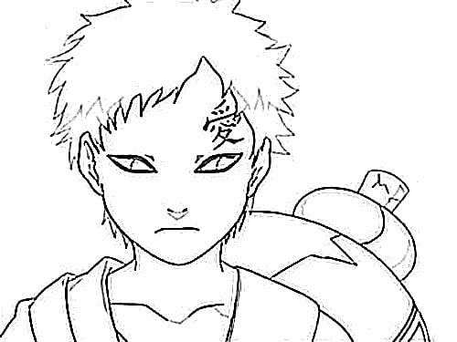 Gaara para desenhar