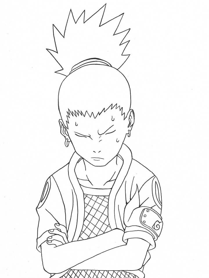 Shikamaru para pintar