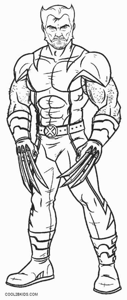 Wolverine para desenhar