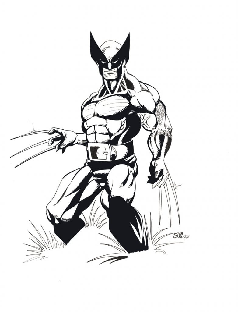 Wolverine para pintar