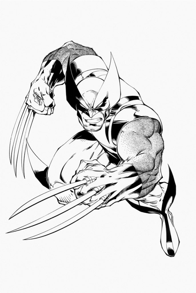 desenho do Wolverine para desenhar