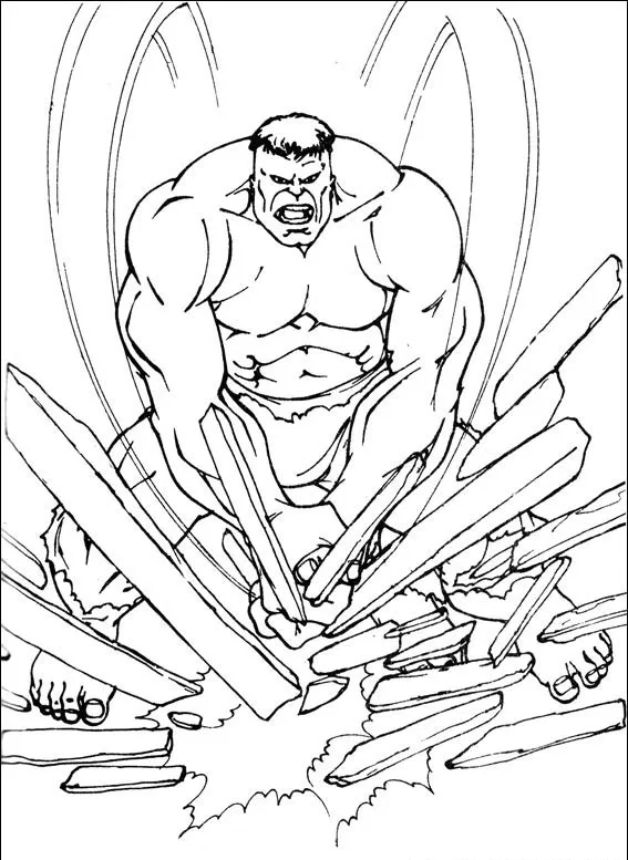 desenho do hulk para pintar