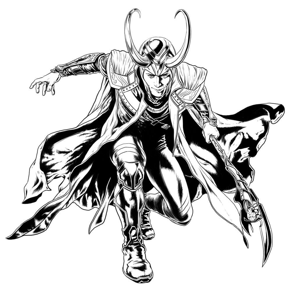 desenho do loki para desenhar