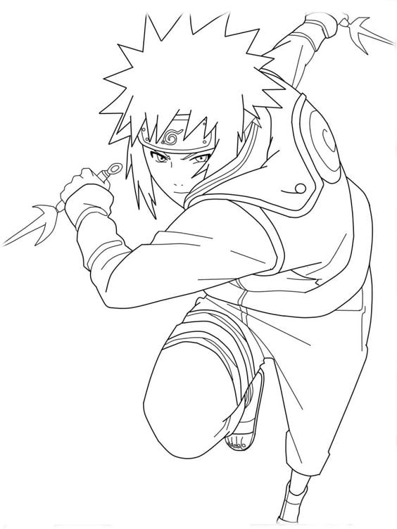 desenho do minato para desenhar