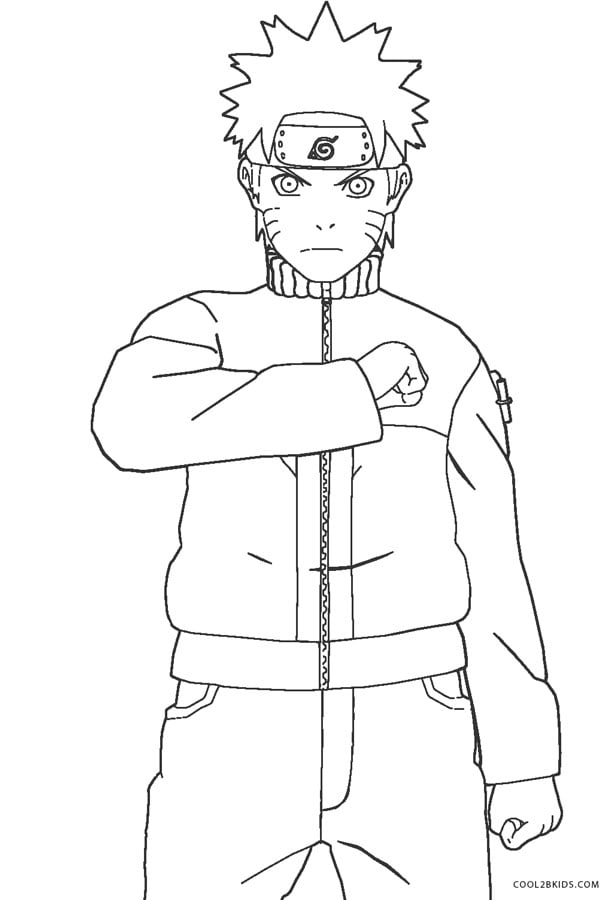 desenho do naruto para atividades