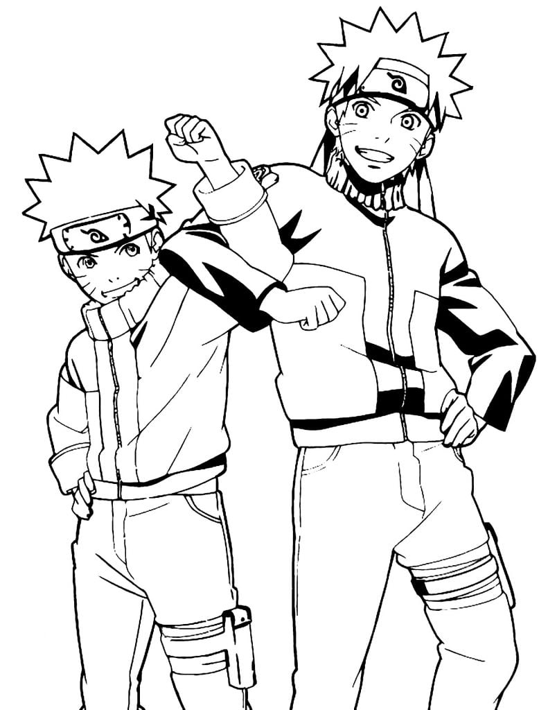 desenho do naruto para colorir