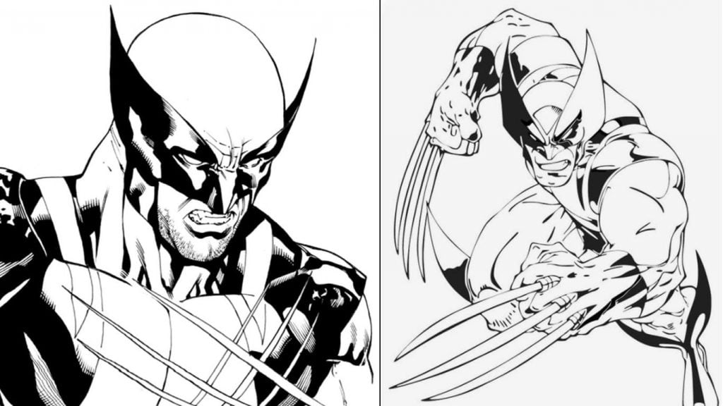 desenho do wolverine para colorir e imprimir