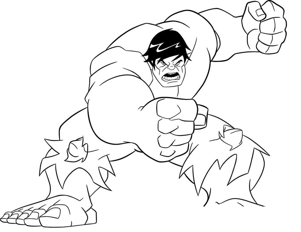 do hulk para desenhar