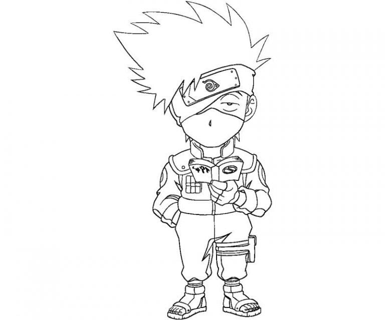 imagem do Kakashi para pintar