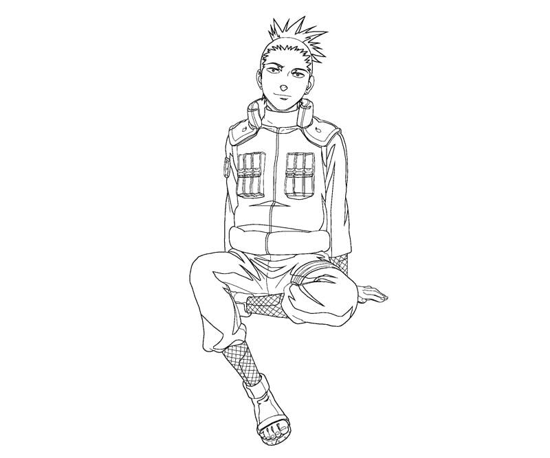 imagem do Shikamaru para imprimir