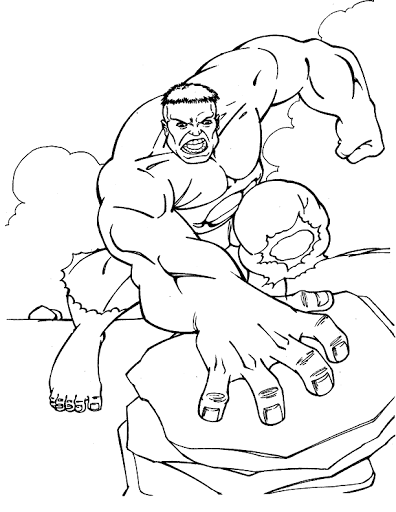 imagem do hulk para desenhar