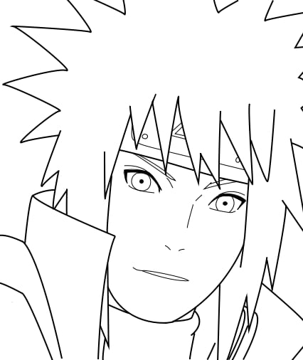 Desenho Do Minato Para Colorir Pintar E Imprimir