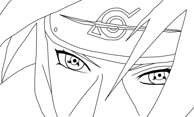 itachi para colorir