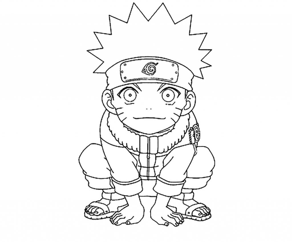 naruto para colorir