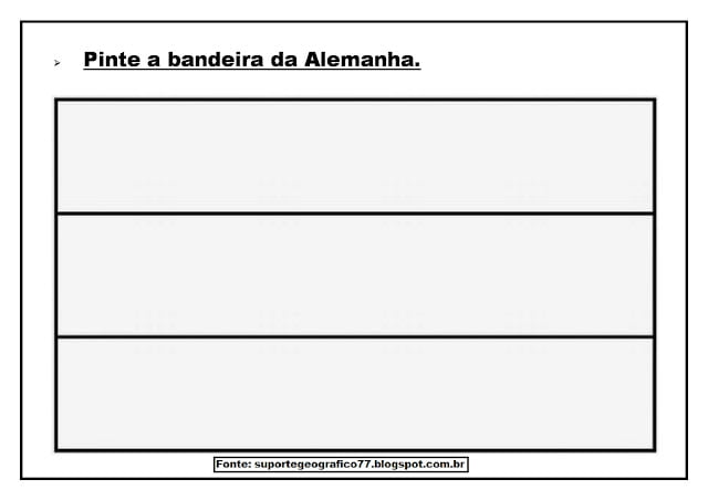 bandeira da alemanha para atividades