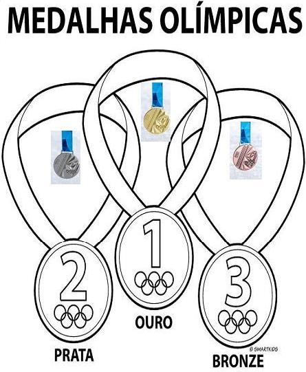 desenho de medalha para desenhar