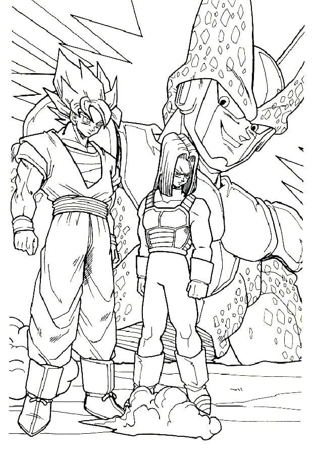 desenho de Dragon Ball para desenhar