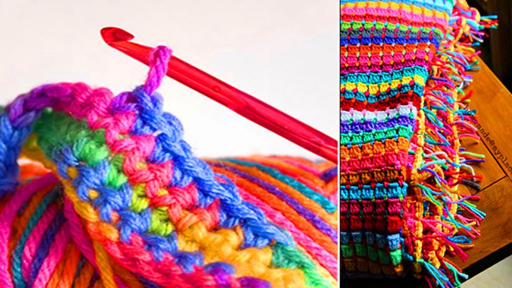 como fazer croche para canhotas aprender