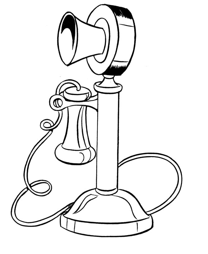 desenho de telefone para imprimir