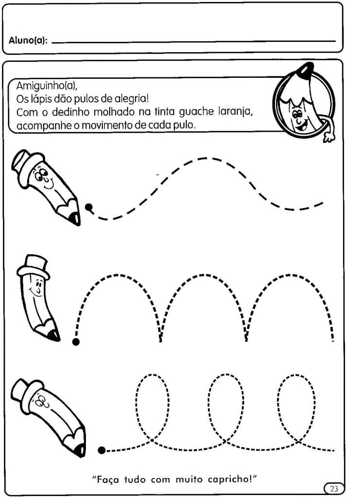 Atividades maternal 1 para imprimir colorir