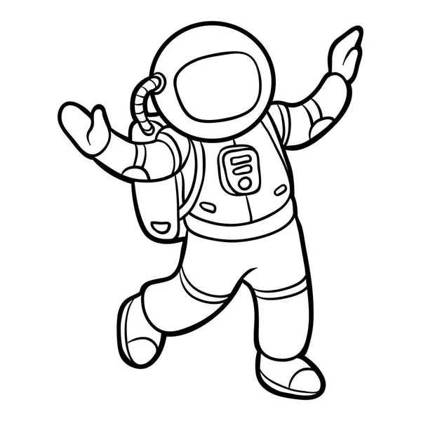 Desenho de astronauta para imprimir