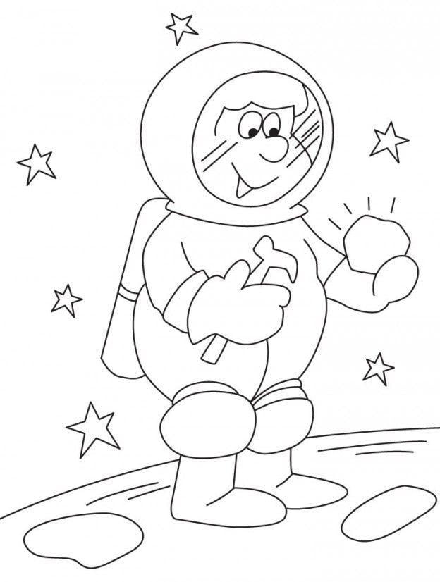 Desenho de astronauta