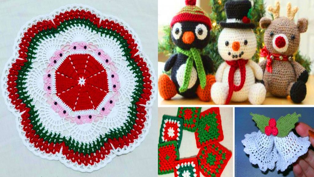 trabalhos de croche para vender no natal