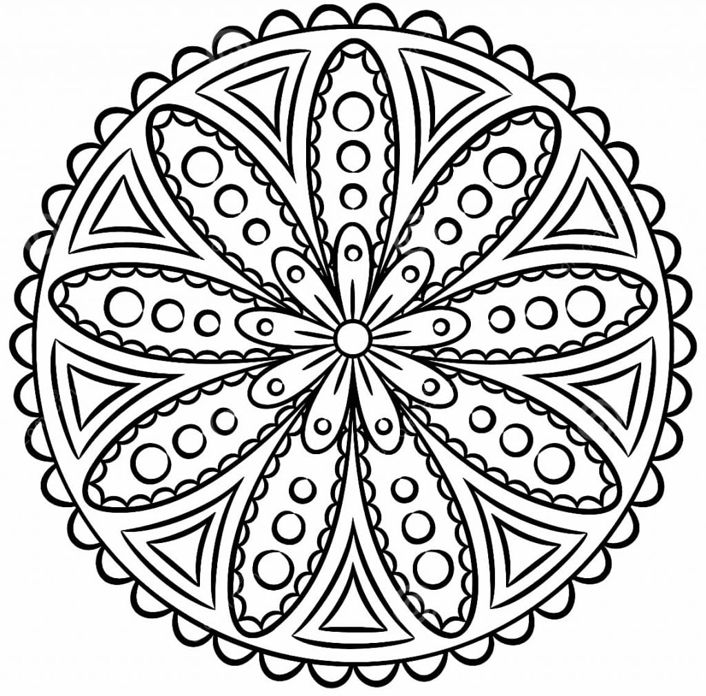 Desenho de mandala para desenhar