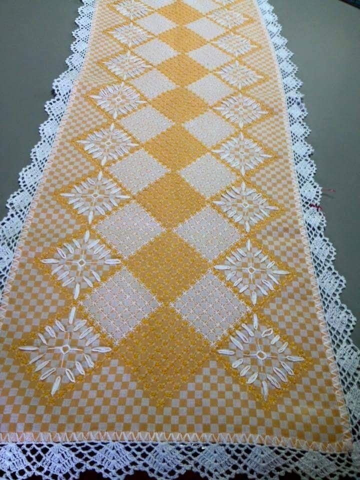 toalha bordado croche decoração ok