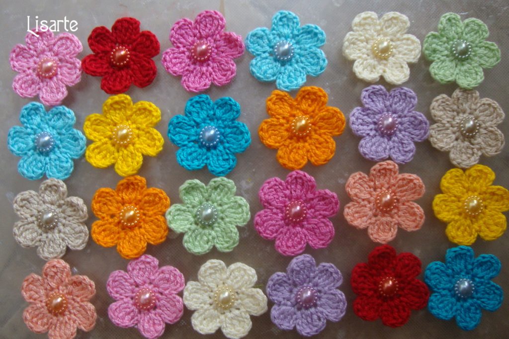 flores esbeltas de croche modelos