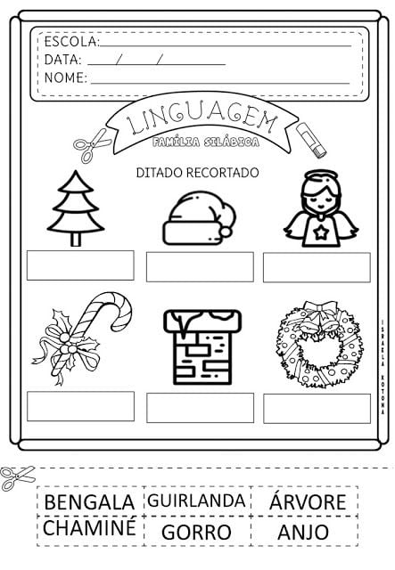 Atividades de natal para educação